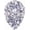 clear-silver, variant on Large Women's Vintage Austrian Crystal Elegant Flower Teardrop Brooch, Available in Multiple Colors