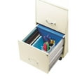 thumbnail image 2 of Pemberly Row 18in 2 Drawer Mobile Smart Vertical Filing Cabinet Pearl White, 2 of 10