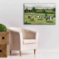 thumbnail image 6 of Epic Graffiti 'Abstract Field Of Cows' by Hollihocks Art, Giclee Canvas Wall Art, 40"x26", 6 of 8