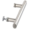 thumbnail image 3 of Stainless Steel Chrome Shower Door Handle For Glass Doors 225Mm Length Easy Replacement Fits 6Mm Hole With 145Mm Hole Centers, 3 of 9
