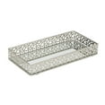 thumbnail image 1 of Home Details 26415-SATIN Leaf Design Rectangular Mirror Vanity Tray, 1 of 3