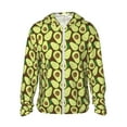 thumbnail image 1 of Lsque Avocado Pattern UPF 50+ Lightweight Sun Protection Men's Women's Long Sleeve Shirt, Hoodie Performance -Medium, 1 of 7