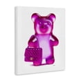 thumbnail image 4 of Stupell Industries Pink Bear & Purse Fashion Painting Wrapped Canvas Art Print Wall Art, 16 x 20, 4 of 8