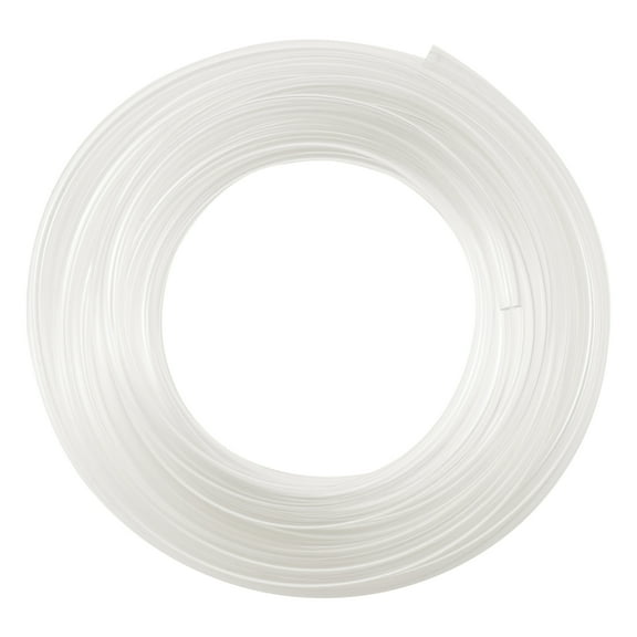 KFFKFF Clear Vinyl Tubing, 3/8" ID x 1/2" OD, 50FT Flexible PVC Hose, Transparent and Cuttable Design, 1/16 in Wall Thickness, Durable PVC Material for Aquariums, Irrigation, Pools, and Labs