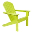 thumbnail image 3 of Shine Company Seaside Adirondack Chair - Lime Green, 3 of 5