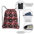 thumbnail image 3 of Naloa Rose Flowers Drawstring Backpack String Bag Cinch Water Resistant for Gym Shopping Sport Yoga, 3 of 6