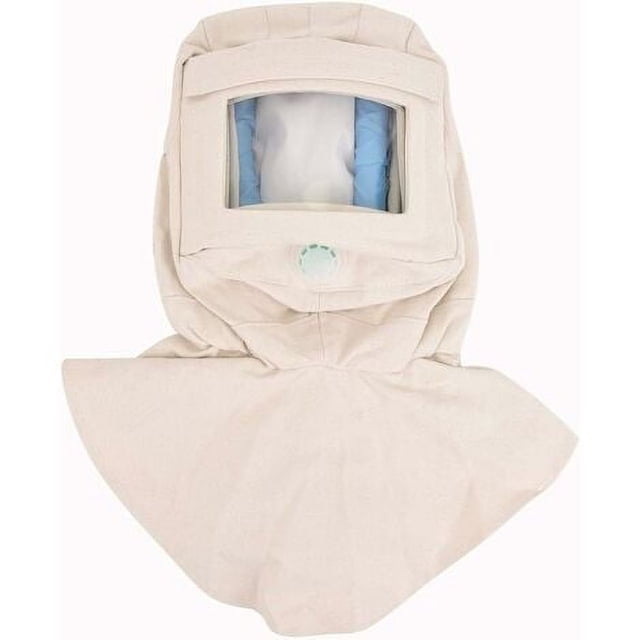 Capucha abrasiva para chorro de arena, casco antiviento para chorro de arena, máscara para chorro de arena, protección contra el polvo, protección facial