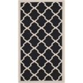 thumbnail image 1 of Safavieh Courtyard Polypropylene Accent Rug CY6903-266-2 in Black and Beige, 1 of 1
