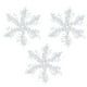 thumbnail image 2 of Xihbxyly Decoración Navideña de Copos de Nieve, Elegante Cadena Colgante, Delicado Diseño de Copos de Nieve, para Uso En Interiores y Exteriores, Adorno Festivo para Árbol, Decoración Navideña, Juego, 2 of 7