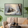 thumbnail image 7 of Vintage Landscape-CC By Wexford Home Framed in Black Wood Gallery Wrapped Canvas 25 in. x 37 in., 7 of 7