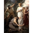 thumbnail image 3 of Jean Alfred Marioton 19x24 Black Modern Framed Museum Art Print Titled - Ulysses and Nausicaa (1888), 3 of 5