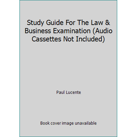 Study Guide For The Law & Business Examination (Audio Cassettes Not Included), Used [Paperback]