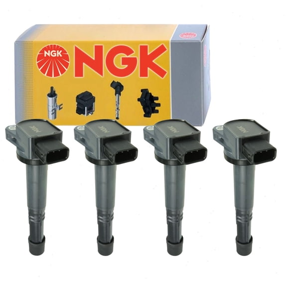 4 pc NGK Ignition Coils compatible with Honda CR-V 2.4L L4 2002-2009