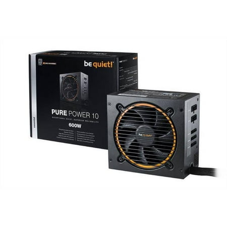 Be Quiet BN678 Pure Power 10 600W CM 80 Plus Silver ATX12V v2.4 & EPS12V v2.92 Power Supply with Active PFC - (Best Quiet Power Supply 2019)