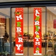 thumbnail image 5 of VerPetridure Christmas Curtain Decoration Christmas Decoration Curtain Creative Decoration Couplets Hanging Flags, 5 of 9