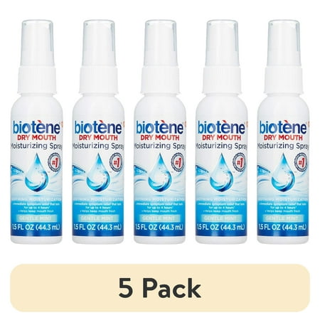(5 pack) Biotene Dry Mouth Moisturizing Spray - 1.5 fl oz