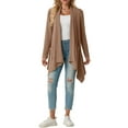 thumbnail image 5 of Cueply Womens Cardigan Long Sleeve Knit Soft Fall Open Front Duster Lightweight Coat with Pocketes, 5 of 7