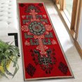 thumbnail image 5 of 2x6 FT Kitchen Runner Rugs Non Skid Washable, Faux Wool Rug Runners for Hallways Bathroom Carpet Runner, Soft Indoor Modern Floor Rug for Entryway Laundry Room, 5 of 11