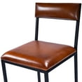 thumbnail image 2 of Classic Leather and Metal Counter Stool, 2 of 9