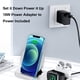 thumbnail image 4 of Soporte de carga de cargador inalámbrico 3 en 1 compatible con Apple Watch y Airpods Pro, base de carga rápida para iPhone 12 pro, 11, Xs max, Xr Adepaton 223199-1, 4 of 8