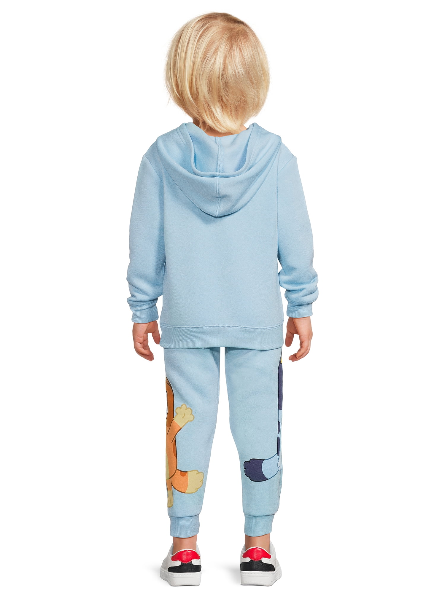 Bluey Toddler Boy Fleece Hoodie and Joggers Set, 2-Piece, Sizes 2T-5T