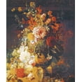 thumbnail image 2 of Unknown 15x17 Gold Ornate Wood Framed with Double Matting Museum Art Print Titled - Classic Bouquet, 2 of 4