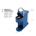 thumbnail image 5 of K-Slim + ICED Single-Serve Coffee Maker, Blue with 22 Iced Coffee K-Cup® Pods Included, 5 of 36