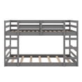 thumbnail image 2 of Full Over Full Bunk Bed with Ladder, Gray, 2 of 7