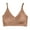 Coffee, variant on Sports Bras For Women Deep V Petal Wireless Bra - Soft Comfortable Style Nylon & Spandex Fabric 2Xl Womens Bras