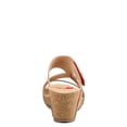 thumbnail image 4 of L'Artiste by Spring Step Women's Swan Slide Sandals Hand Painted Leather, Adjustable Straps, Floral Design, Wedge Heel, Hook & Loop, Open Toe, 4 of 7