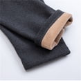 thumbnail image 3 of Men's Casual Pants Autumn/ Winter 2024 Men's Warm And Thickened Wool Thermal Pants Dark Gray 5XL, 3 of 6