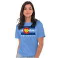 thumbnail image 3 of Colorado Love State Flag Mountains Plus Size Crewneck Graphic Tee Shirt Brisco Brands 2X, 3 of 5