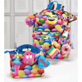 thumbnail image 2 of Mon-star Friendly Furry Monster Plush Backpack Buddy Keyring Collection - Watermelon Scent, 2 of 3