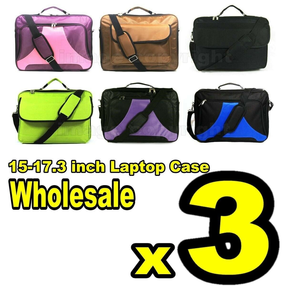 Laptop Notebook Carrying Messenger 17" 16.4" 15.6" Inch Bag Case Briefcase 