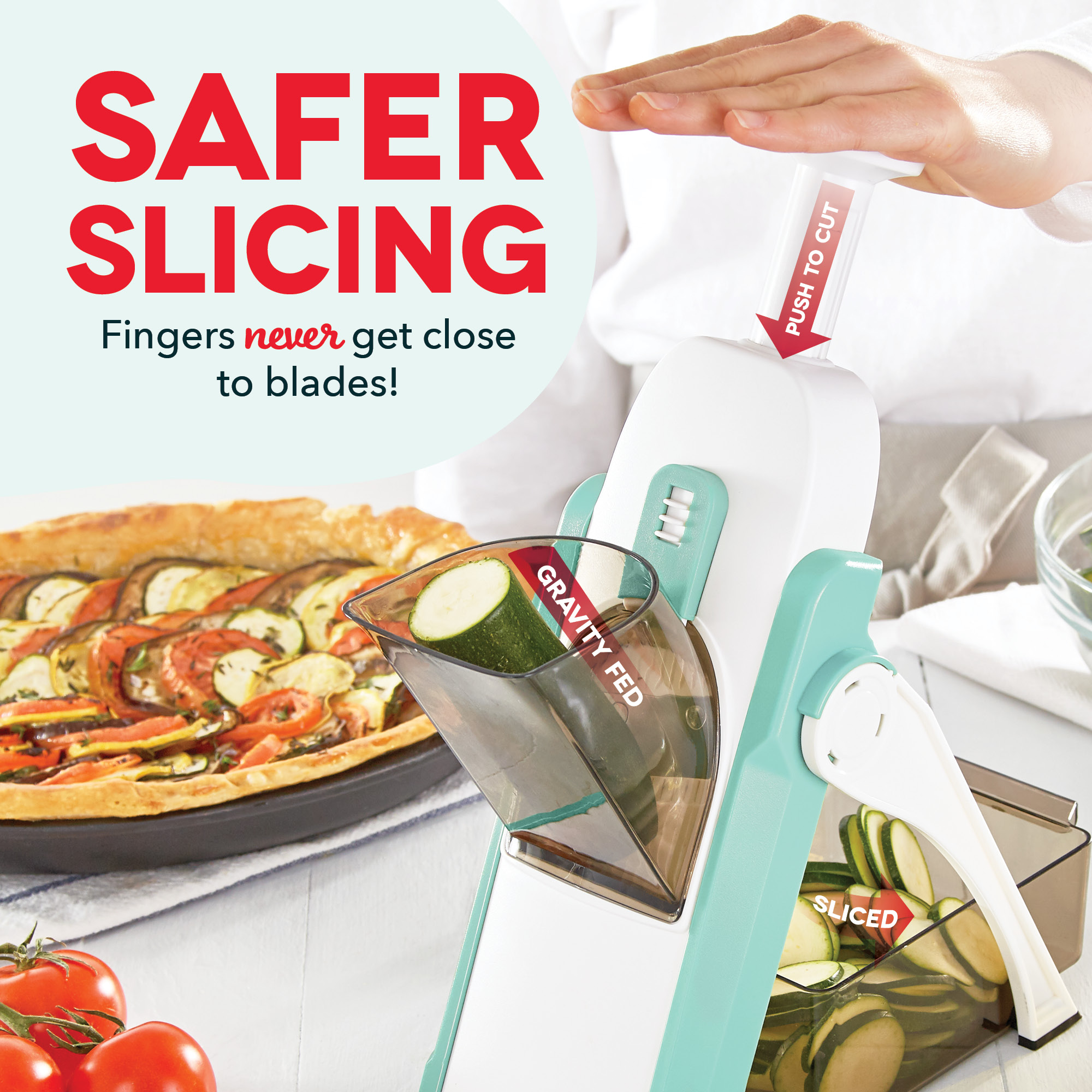 Dash Safe Slice Mandoline Slicer with 30+ Presets photo 2