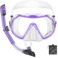 thumbnail image 1 of Set de Snorkel PIYAZI Equipo de Snorkel para Adultos con Bolsa de Malla, 1 of 7