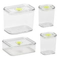 thumbnail image 1 of 1 Set Food Storage Jar Transparent Large Capacity Leakproof  Moisture-proof Clear Grain Storage Box Tank Kitchen Supply, 1 of 12