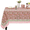 Strawberry Pink, variant on Verolix 120 x 60 inch Rectangular Tablecloth, Featuring Strawberry Pink Floral Pattern, Made from Polyester Fabric for Dining Kitchen Home Decor
