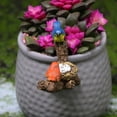 thumbnail image 3 of Deyuer Bird Figurine Flower Pot Decoration Hanger Resin Birds Perched on Branch Planter Hugger Ornament for Potted Plants Bonsai,Bird, 3 of 7