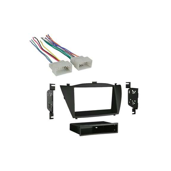 Fits Hyundai Tucson 2010-2015 Non NAV Stereo Harness Radio Install Dash Kit