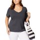 thumbnail image 1 of Tommy Hilfiger - Camiseta básica de lunares para mujer, azul, 0X, 1 of 1