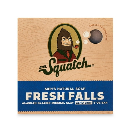 case of 36 bars) Dr. Squatch - Natural Bar Soap - Fresh Falls - 5 oz.