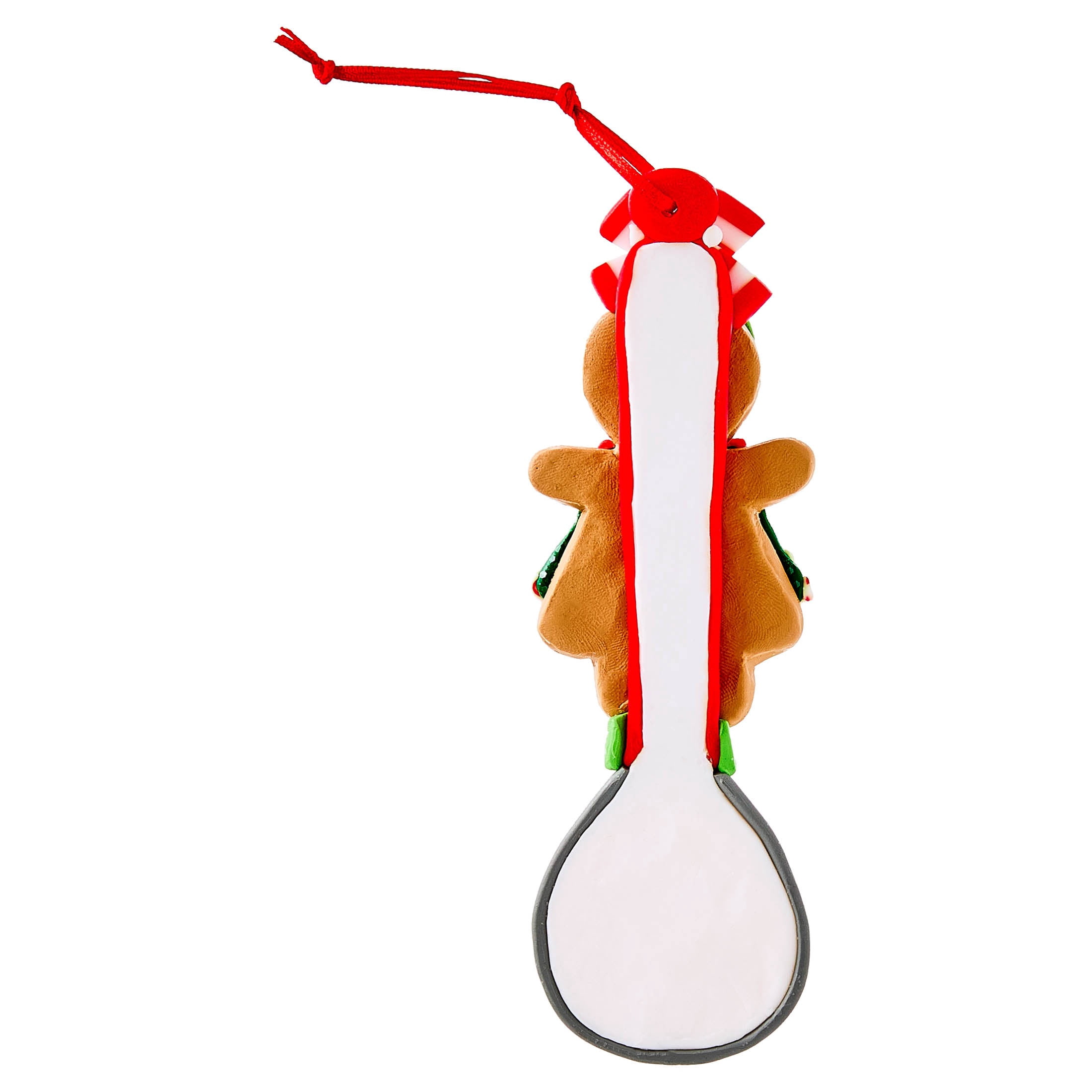 Multicolor Clay Dough Gingerbread Whisk Christmas Ornament, 5.5", by Holiday Time
