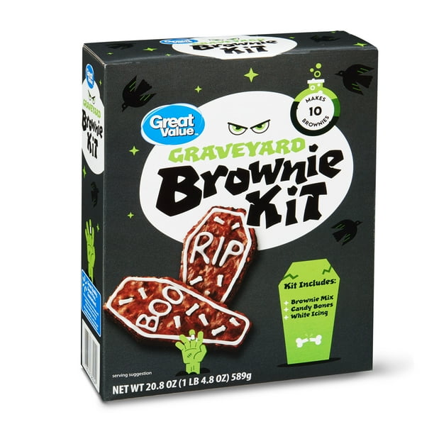 Great Value Halloween Graveyard Brownie Kit, 20.8 oz