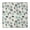 Flower P, variant on Retro Succulent Tablecloth - Boho Cactus Print Square Elastic Cover, Soft & Scratch-Resistant for Indoor/Outdoor Tables