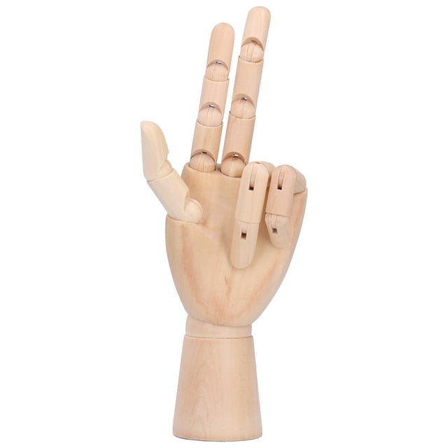 Modelo de mano de madera, arte conjunto, decoración de marionetas, artista, dibujo, escultura de madera, herramienta de boceto