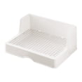 thumbnail image 1 of S SERENABLE Potty Toilet Pet Pan Hedgehog Splashproof Corner Rabbit Litter Box with Grid Small Grid 16mm, 1 of 6