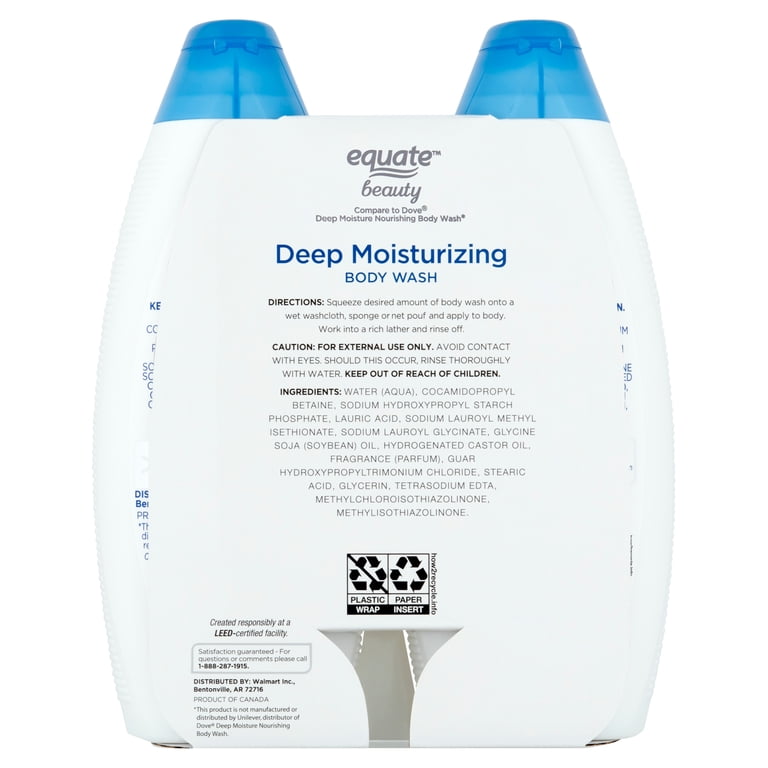 Equate Beauty Deep Moisturizing Body Wash, 2 Pack photo 5