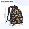 thumbnail image 4 of Wukai Retro Video Game Versatile Backpack:Spacious,Organized,Comfortable,Ideal for Travel and Everyday Use with Multiple Pockets and Padded Straps, 4 of 8