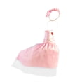 thumbnail image 4 of Traje de ganso de porche Vestido de novia Falda de encaje decorativa Accesorios Tocado Césped Rosa, 4 of 8